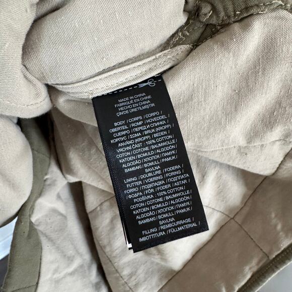 RRL Ralph Lauren Mountaineer Quilted Olive Drab Shirt Jacket XL NEW Sanforized - Picture 7 of 7